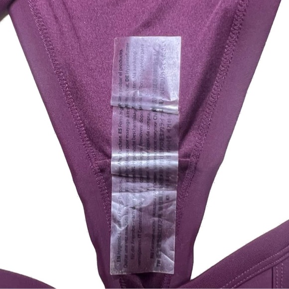 Forever 21 Women's Bikini Set –  Top & Bottom – Plum Burgundy, NWT, Size Small - Picture 10 of 10